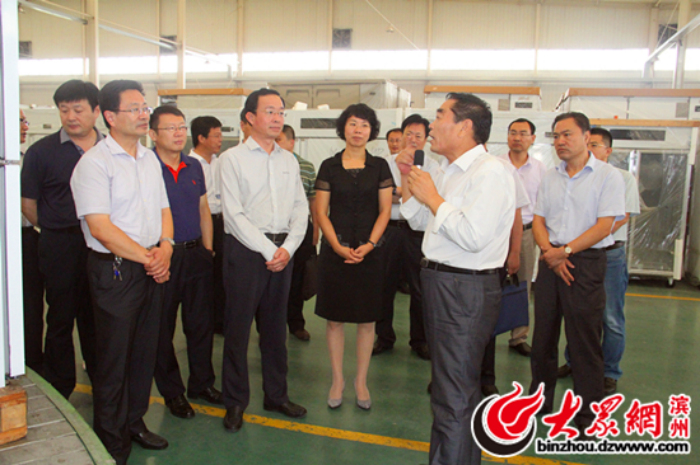 滨州市政府党组副书记、副市长王文禄一行到博兴县兴福镇开展金融支持实体经济重点企业走访活动